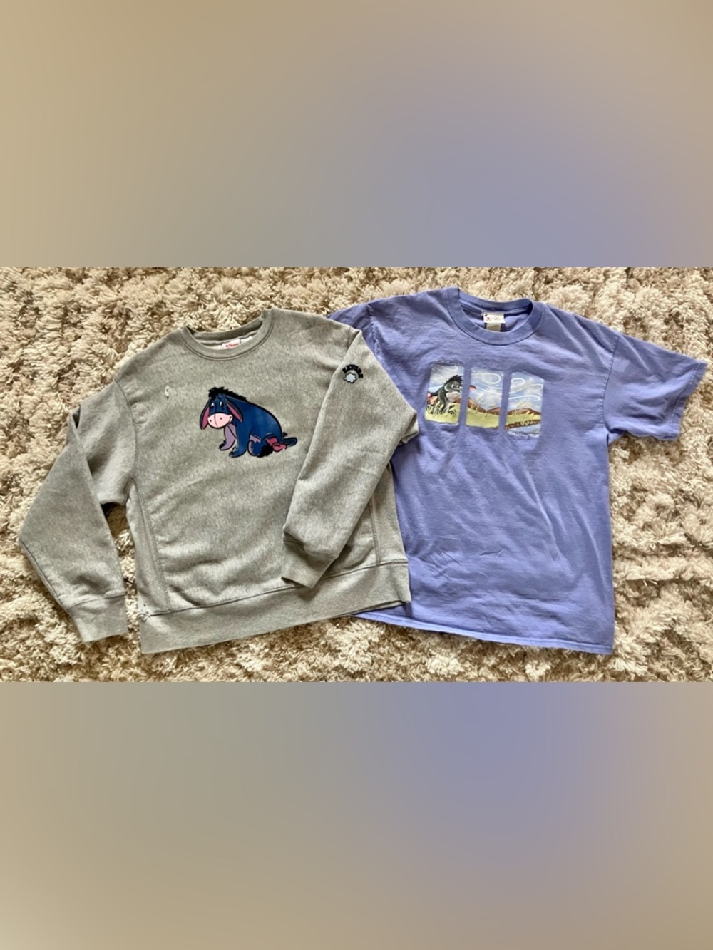Vintage Eeyore Crewneck Sweatshirt Disney Winnie The Pooh Unisex Adult Large